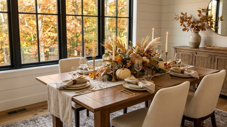 21 Fall Dining Room Table Decor Ideas
