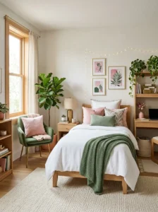 26 Pink and Green Dorm Ideas to Try