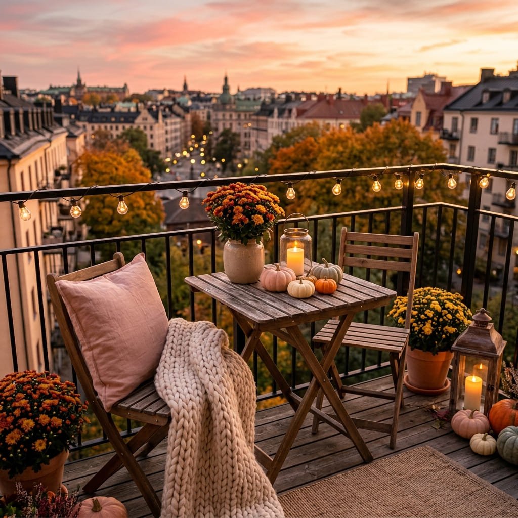 Pink-fall-balcony-decor