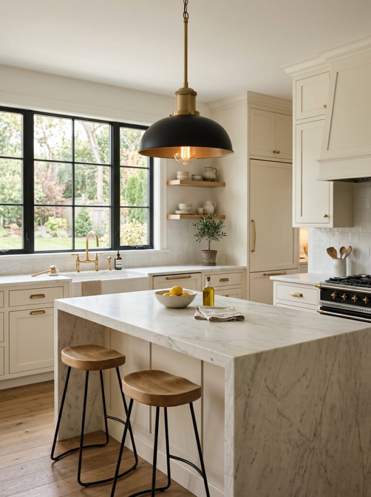black-and-brass-farmhouse-pendant
