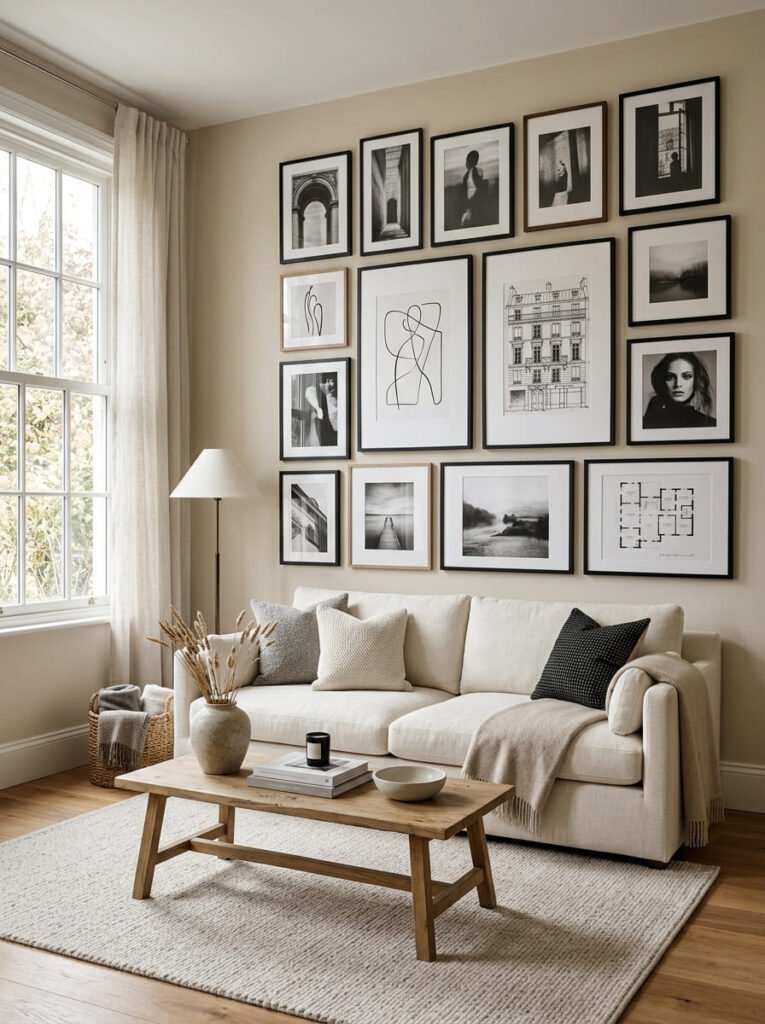 black-and-white-gallery-wall-for-a-timeless-look