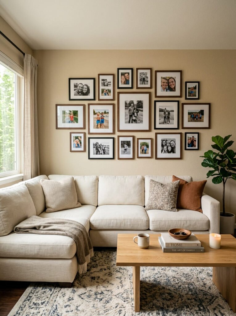 family-photo-gallery-wall-for-a-personal-touch