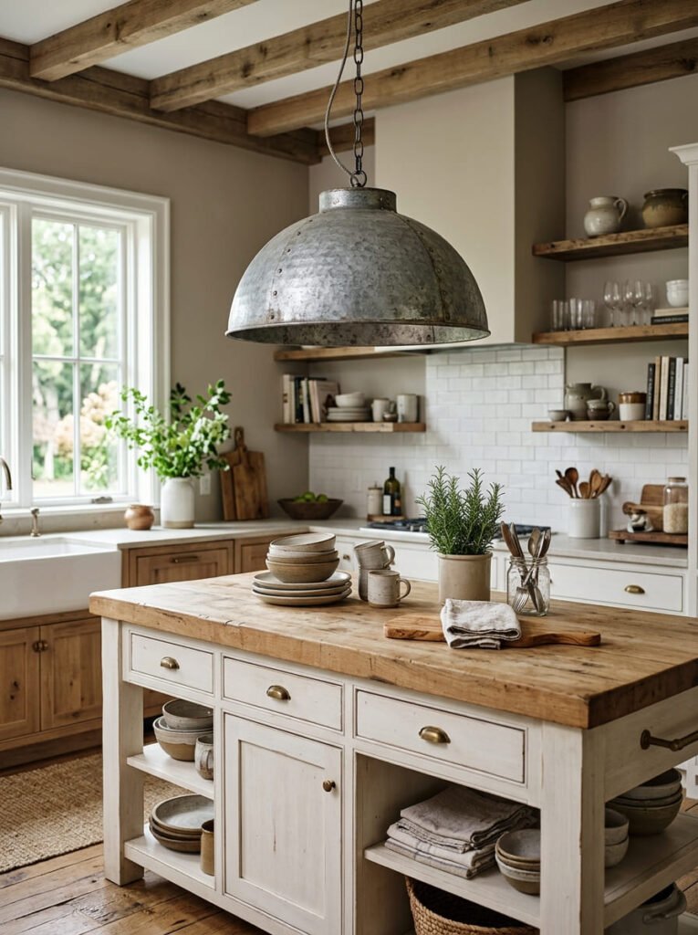 galvanized-metal-dome-pendant
