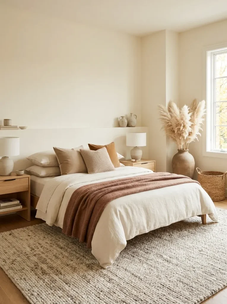 neutral-beige-and-autumn-bedroom