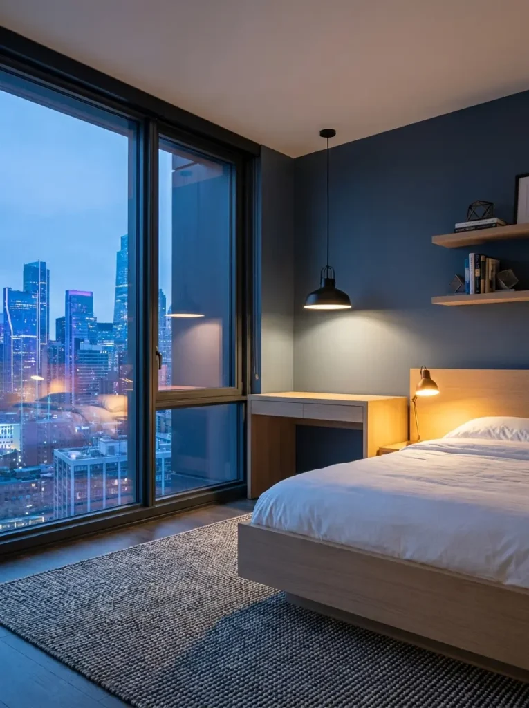slate-blue-modern-bedroom