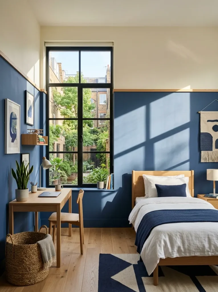 two-tone-blue-white-walls