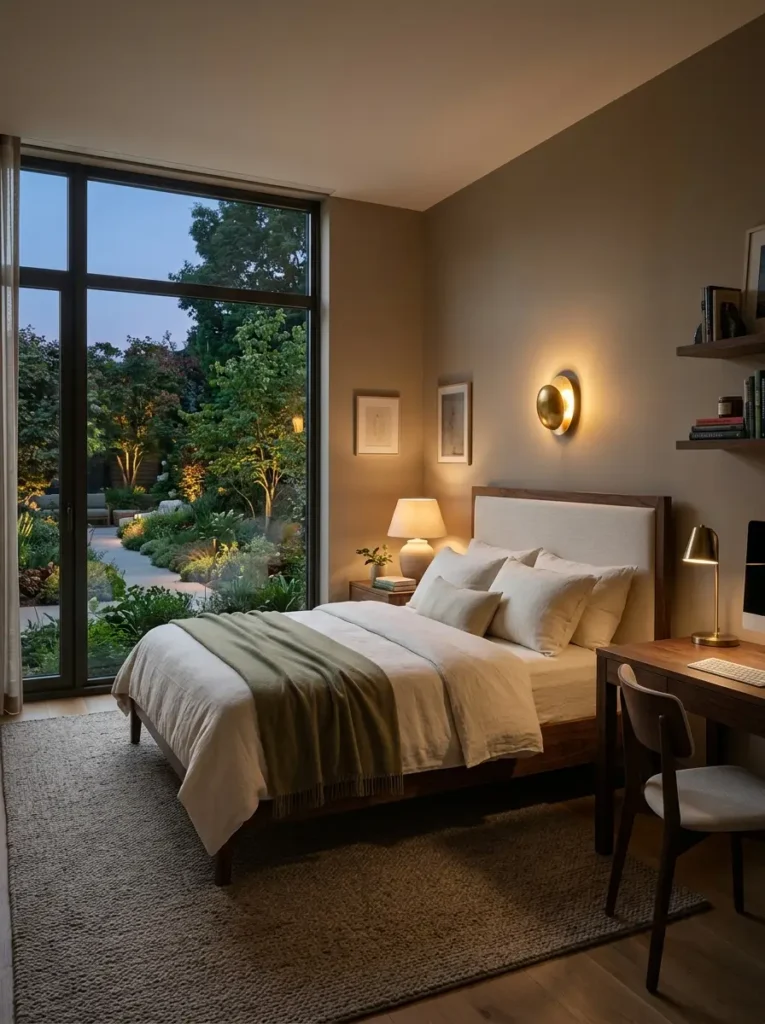 warm-taupe-teen-bedroom